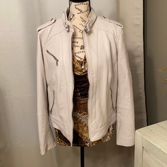 butter soft leather jacket Europe size 16 US 12